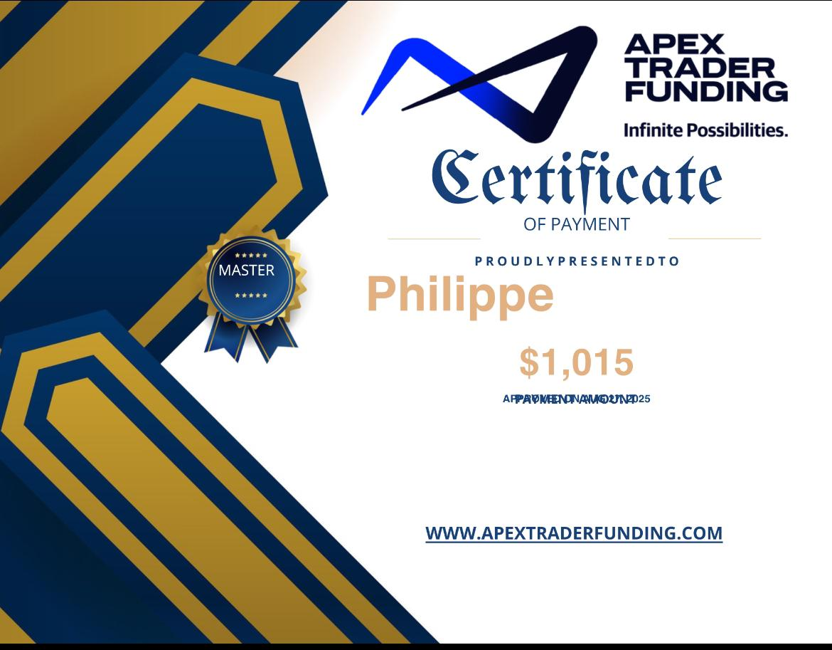 Certification trading de Philippe